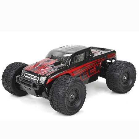 1/18 Ruckus 4WD Monster Truck RTR, Black/Red