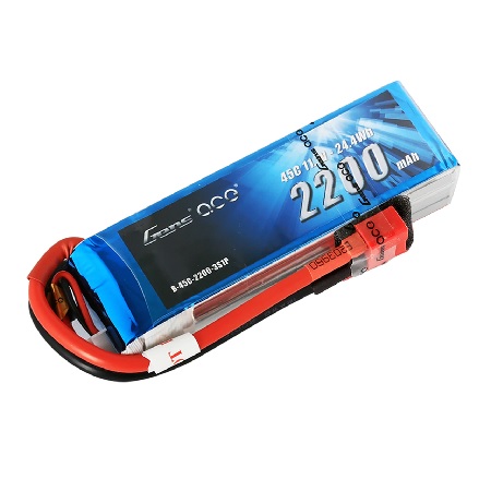 Gens ace 2200mAh 11.1V 45C 3S1P Lipo Battery Pack with Deans