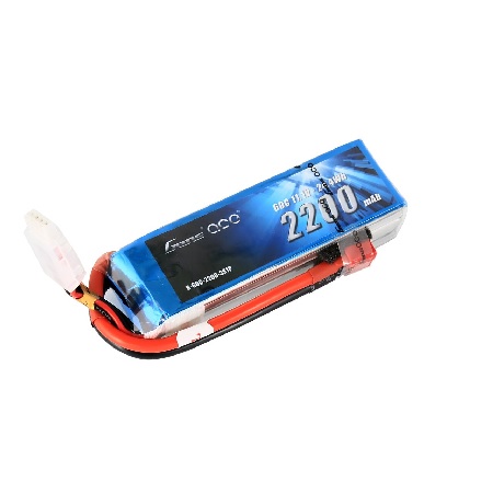 Gens ace 2200mAh 11.1V 60C 3S1P Lipo Battery Pack with Deans