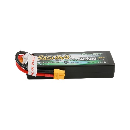 Gens Ace 5200mAh 7.4V 2S1P 35C Hardcase Lipo Battery XT60 Plug